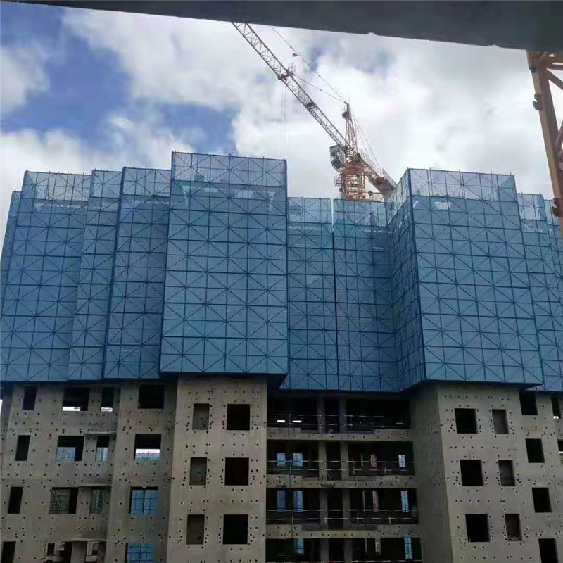 新型建筑爬架網簡介